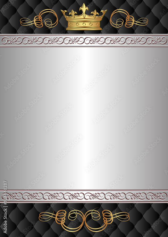 royal background with ornaments Stock Vector | Adobe Stock