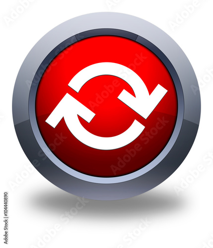 Icône bouton internet Rafraîchir ou Recyclage