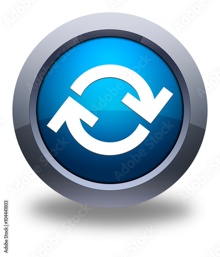 Icône bouton internet Rafraîchir ou Recyclage