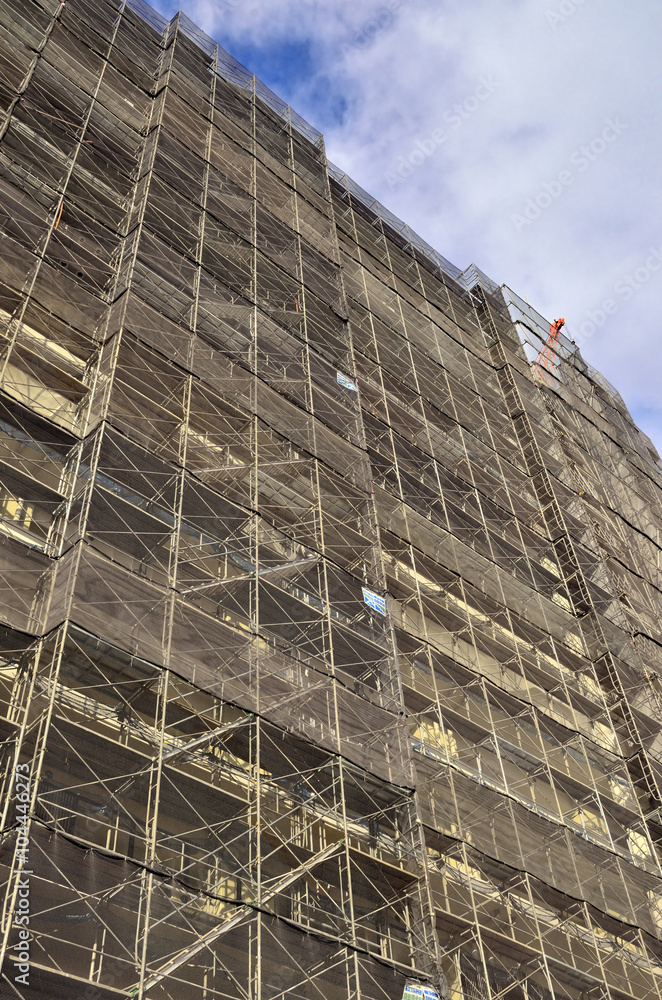 Fototapeta premium マンション新築工事