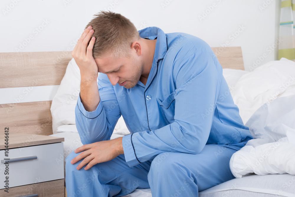 Man Suffering From Headache Man Suffering From Headache