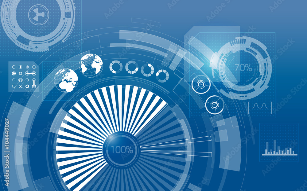 Graphic of technological theme Graphic of technological theme