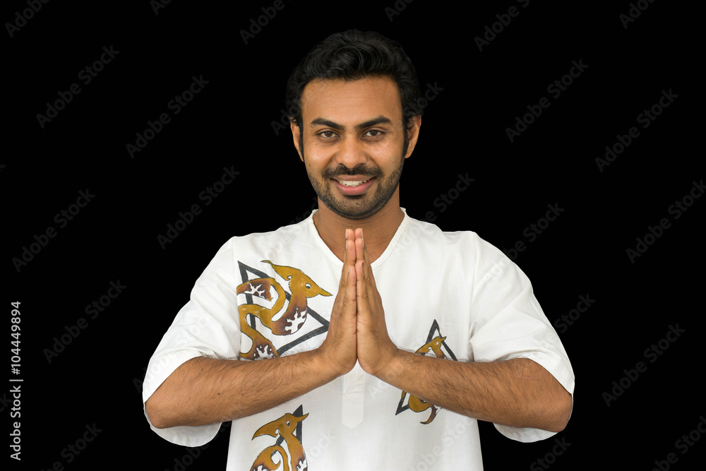 Traditional Sri Lankan welcome. Ayubowan Stock Photo | Adobe Stock