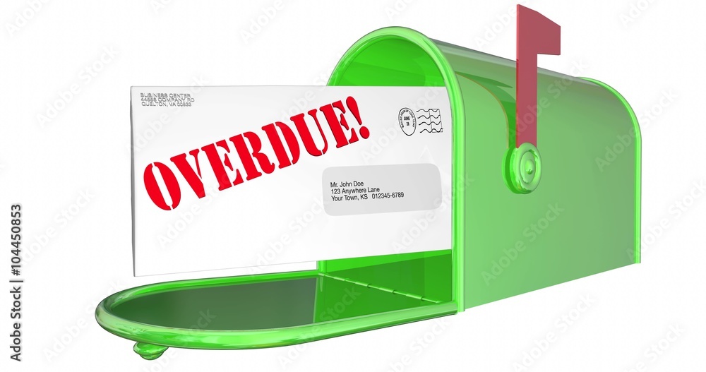 Overdue Bills Notices Mailbox Letters Animation 4K Overdue Bills Notices Mailbox Letters Animation 4K