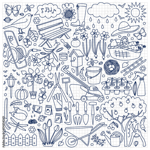 Garden doodle set