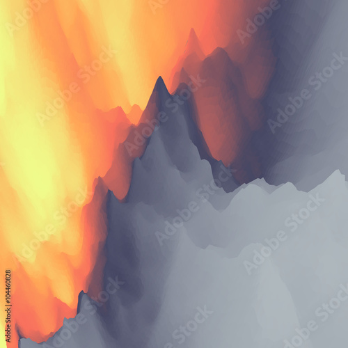 Lava. Abstract background. Modern pattern. Vector Illustration For Your Design. 