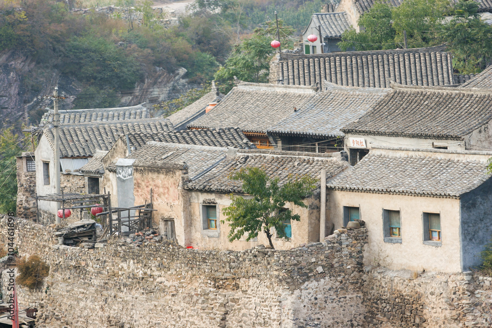 The ancient village in Beijing of China