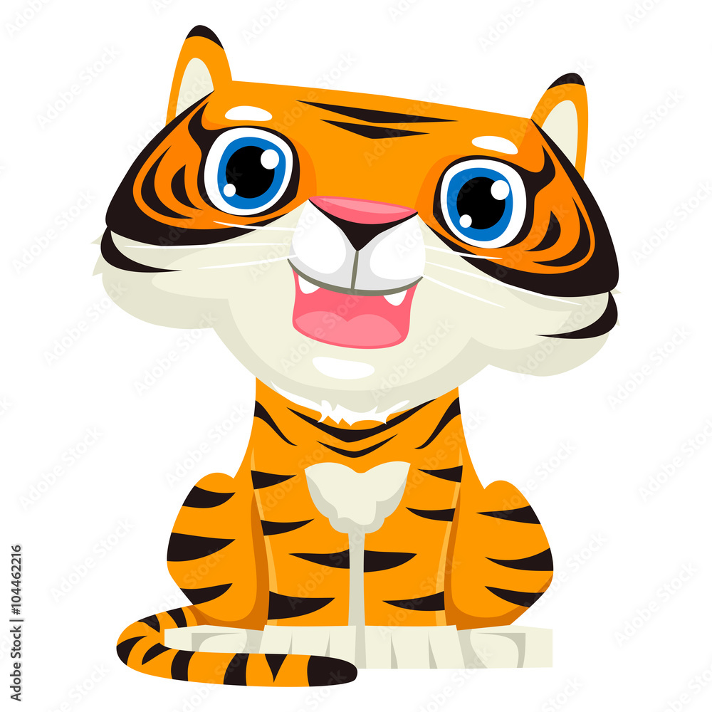 Illustration of a Tiger Illustration of a Tiger