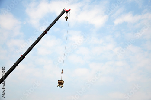 Automobile Crane working for building