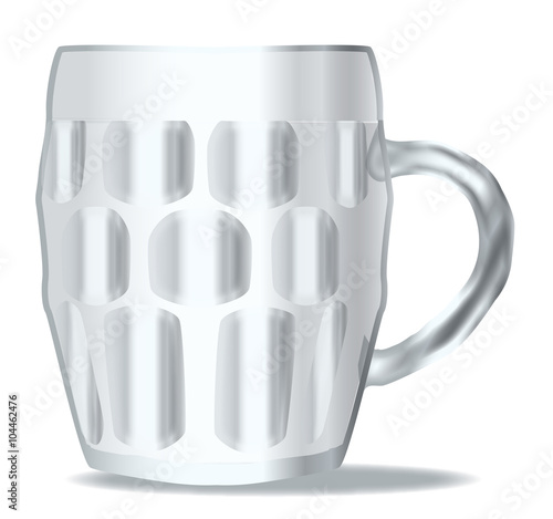 Empty Traditional Beer Glass