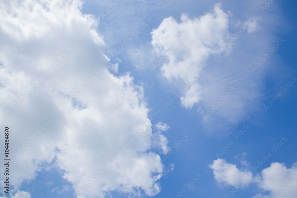 Fototapeta premium blue sky and white cloud