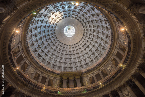 Basilica of San Fracesco di Paola Pantheon style dome  Naples