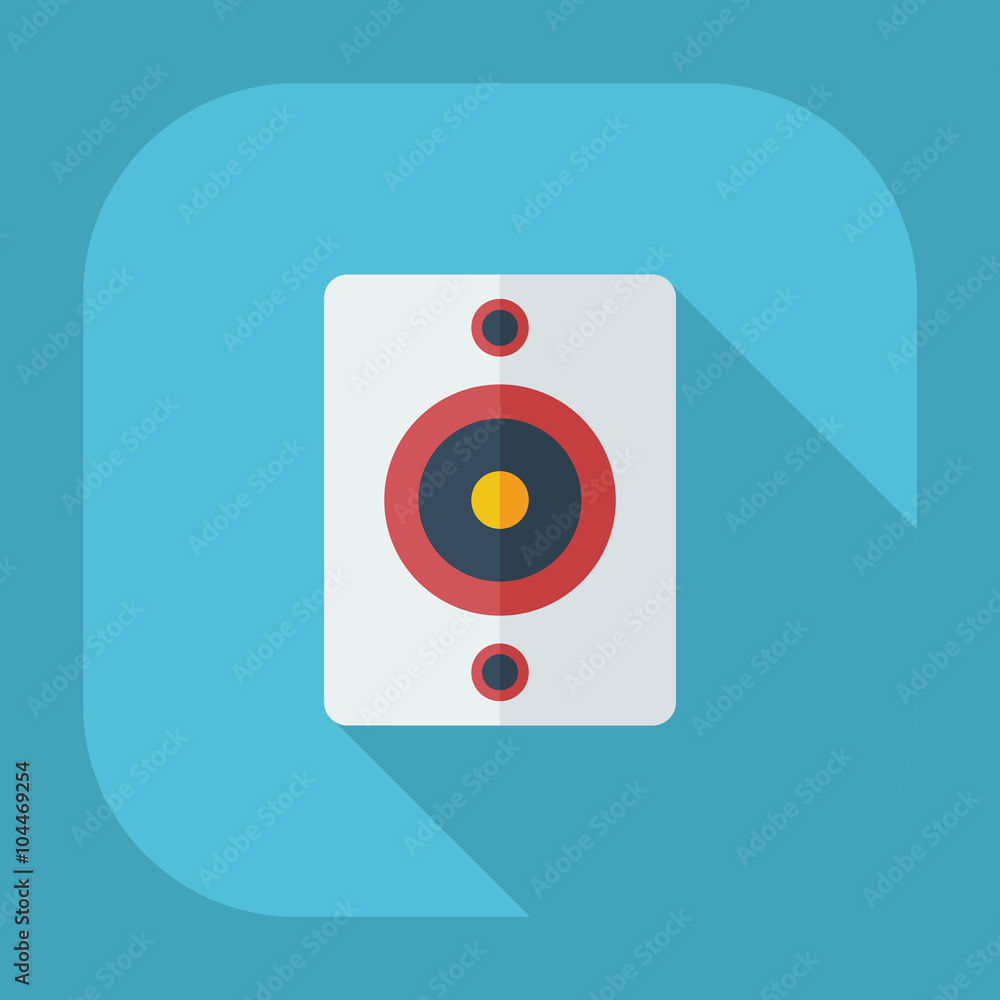 Flat modern design with shadow icons audio Flat modern design with shadow icons audio