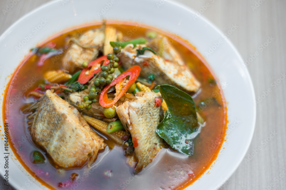 Thsi Spicy fish soup Thsi Spicy fish soup