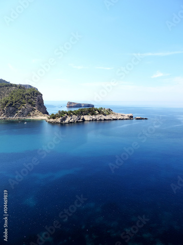 Fototapeta Naklejka Na Ścianę i Meble -  deep blue sea, Ibiza island 