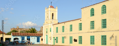 Colonial San Juan de Dios square at Camaguey photo