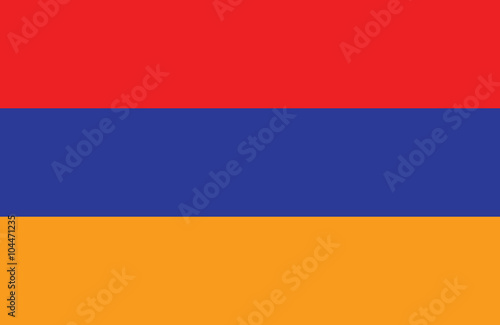 Armenian flag. photo