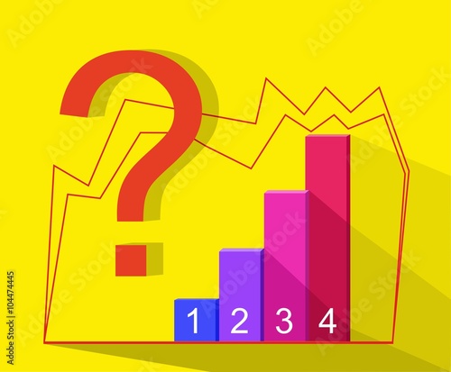 Business infographics . Question mark. Vector.