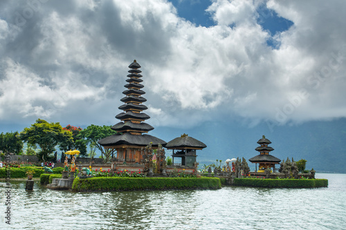 Pura Ulun Danu temple on a lake Beratan. Bali  Indonesia