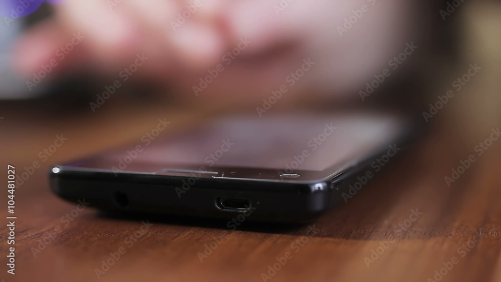 Smartphone closeup set of messages and surfing pages Smartphone closeup set of messages and surfing pages