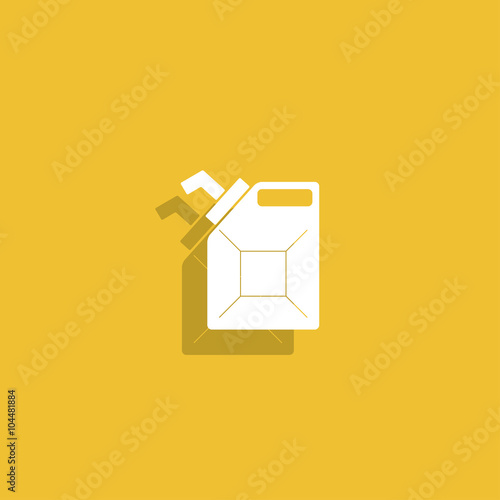 Jerrycan oil vector icon