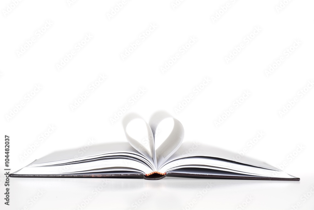 Naklejka premium Book heart