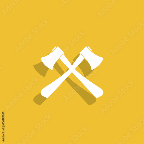 The ax icon. Axe symbol.