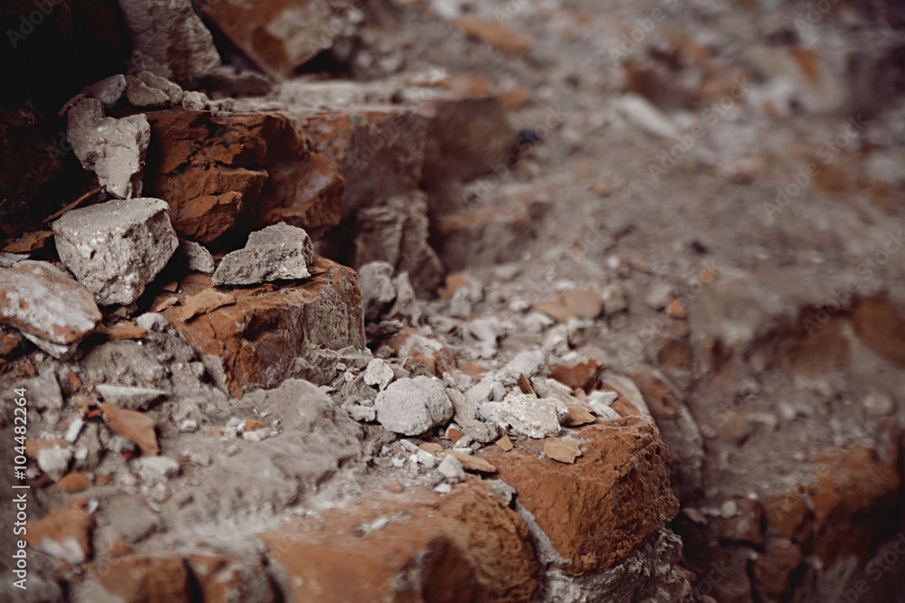 Ruins of church in old village. Ukraine. old brick wall. Ruins of church in old village. Ukraine. old brick wall.