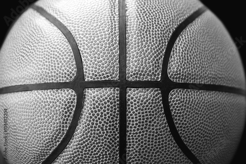 Closed up view of basketbal outdoor © mikumistock
