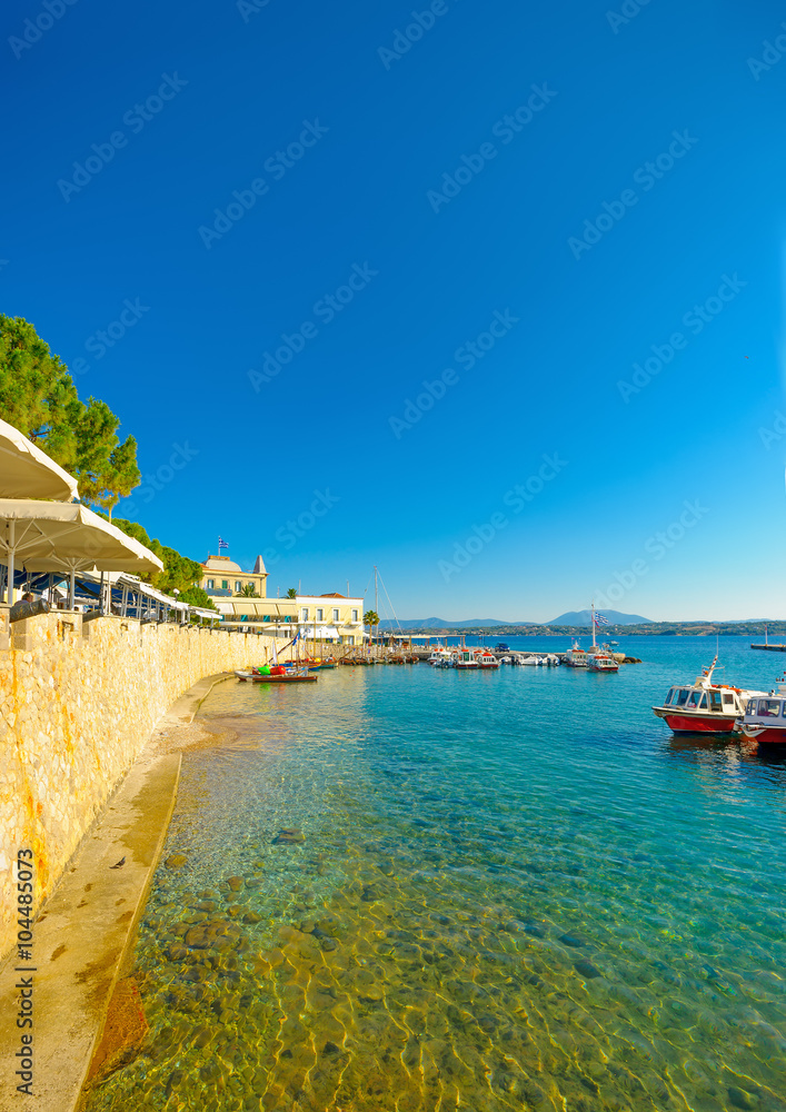 Obraz premium in Spetses island in Greece