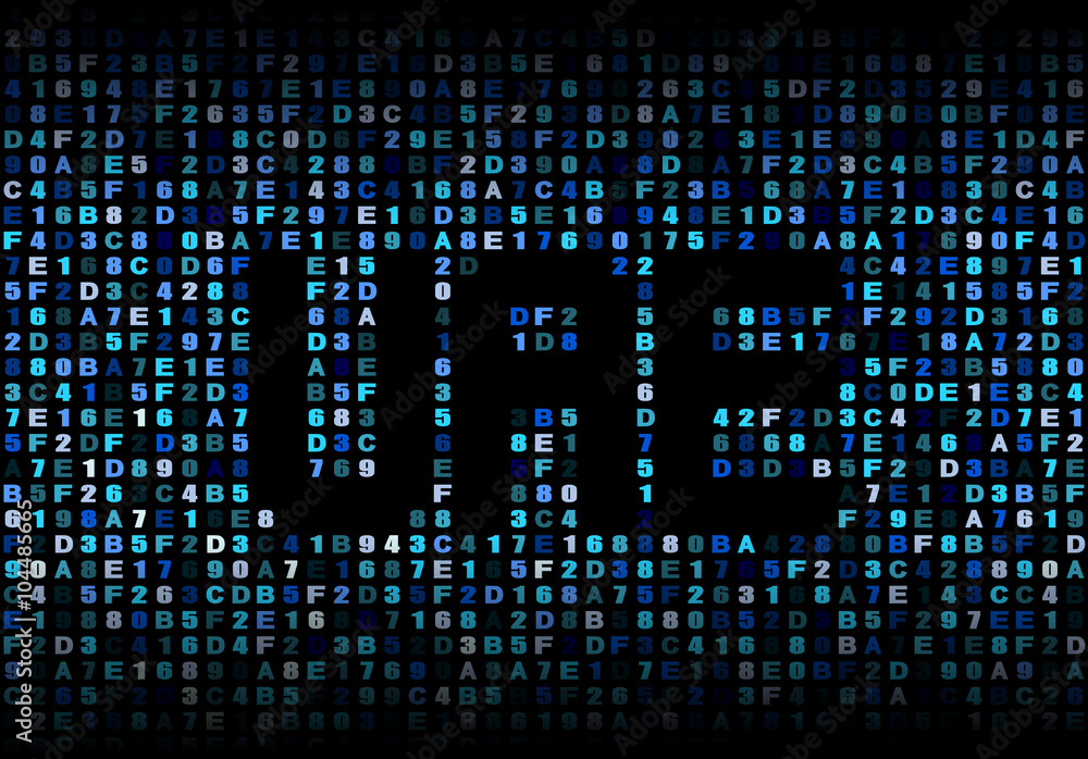 UAE text on hex code illustration UAE text on hex code illustration