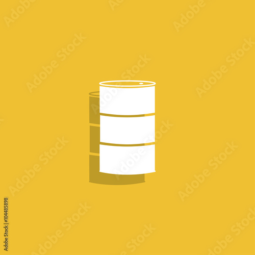 Simple icon barrels of oil.