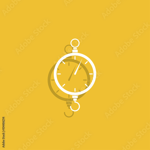scales icon. Flat design style