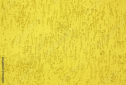 Canvastavla Yellow color wall texture. Architectural background.