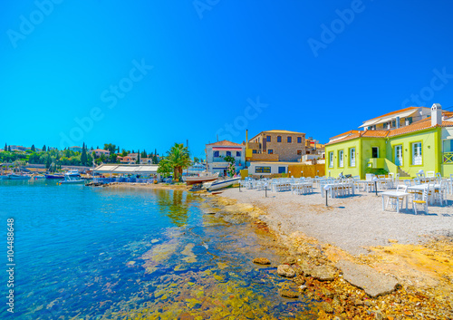 in Spetses island in Greece