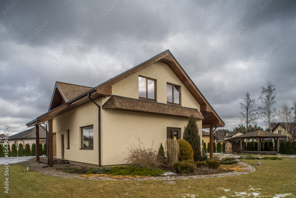 Obraz premium New modern house.