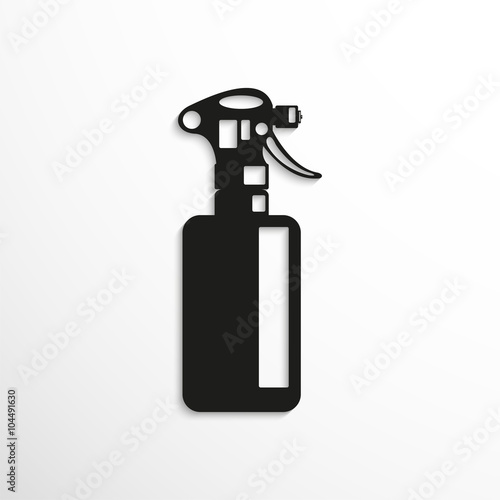 Sprinkler liquid. Symbol. Vector icon.