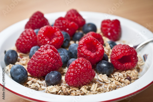 Müsli mit Früchten photo