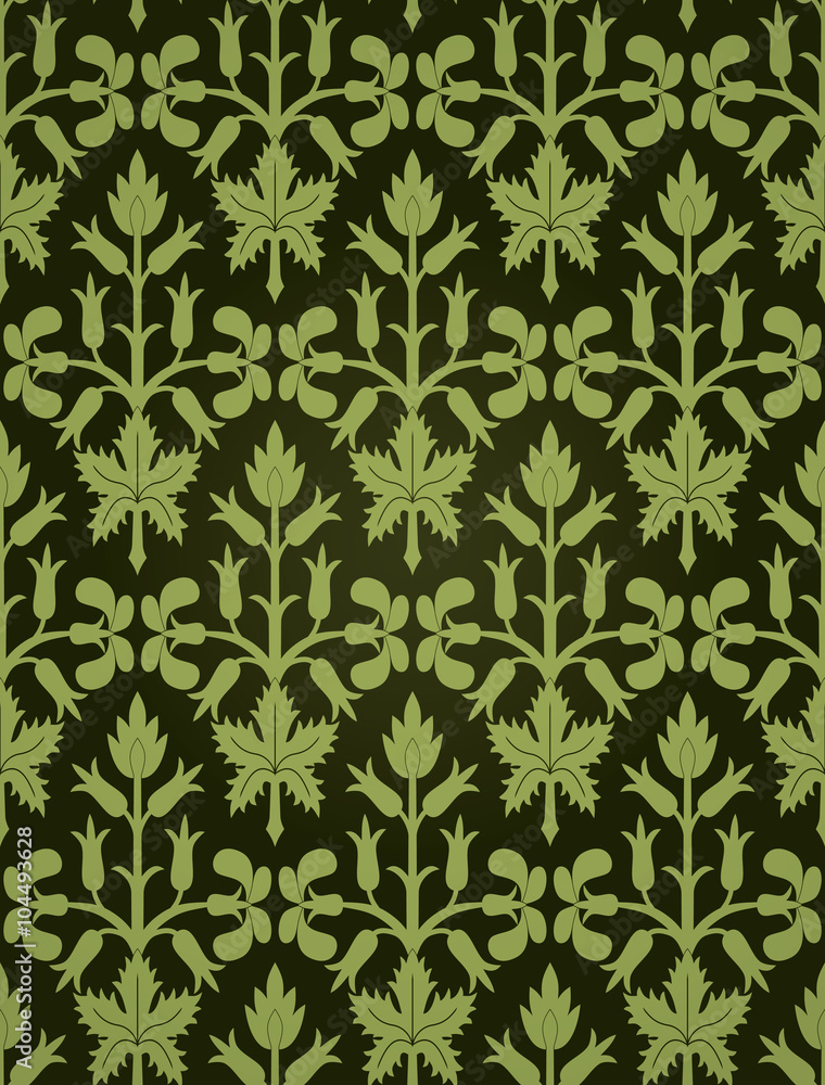 Seamless floral wallpaper Seamless floral wallpaper