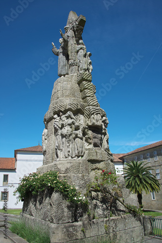 Kreuzstatue in Santiago de Compostela