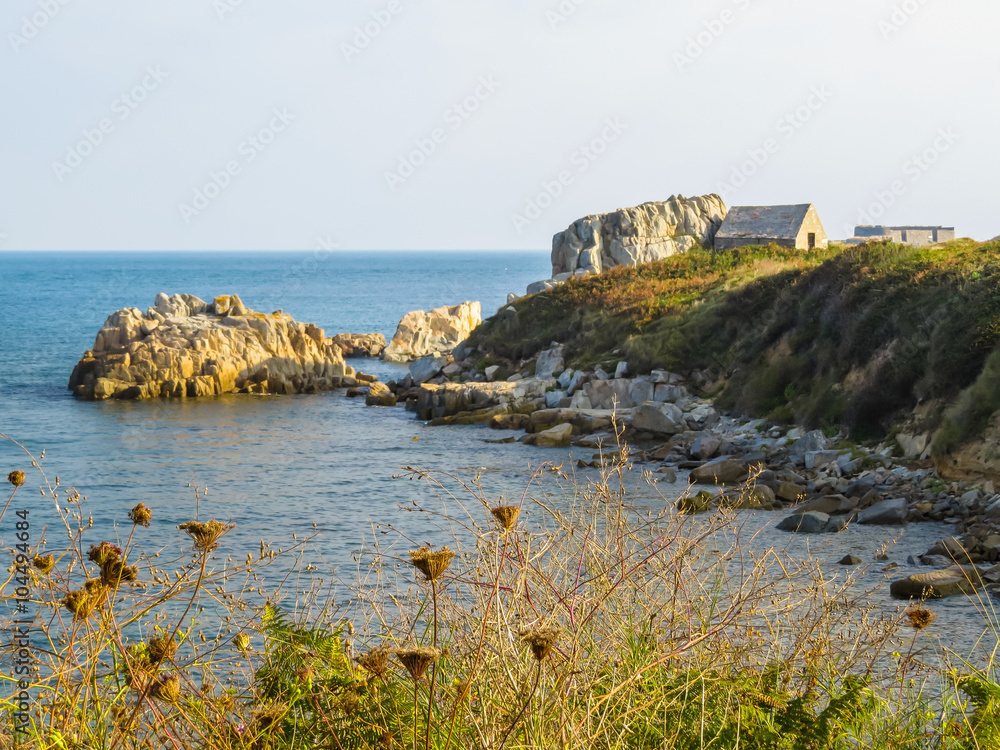 Landscape on the Guernsey Island