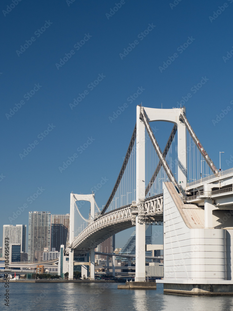 Obraz premium 東京港とレインボーブリッジ