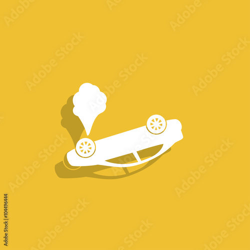 Car crash concept.