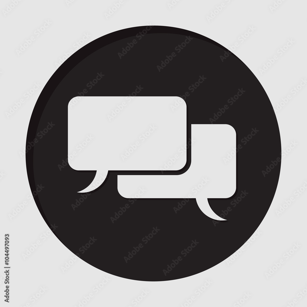 information icon - speech bubbles information icon - speech bubbles