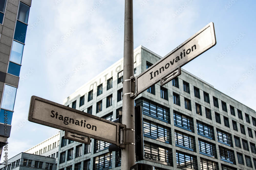 Obraz premium Schild 63 - Innovation