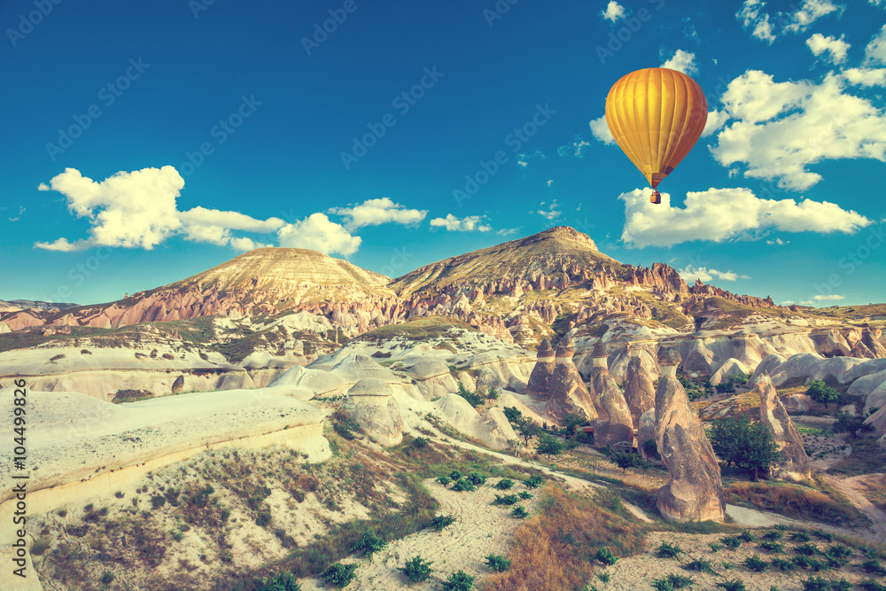 Hot air balloon over Cappadocia