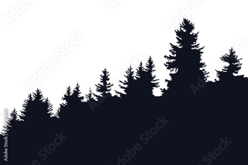 Forest silhouette