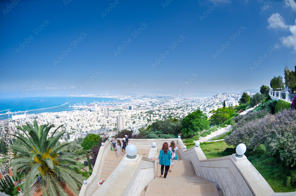 Israel. Haifa. The Bahai Gardens