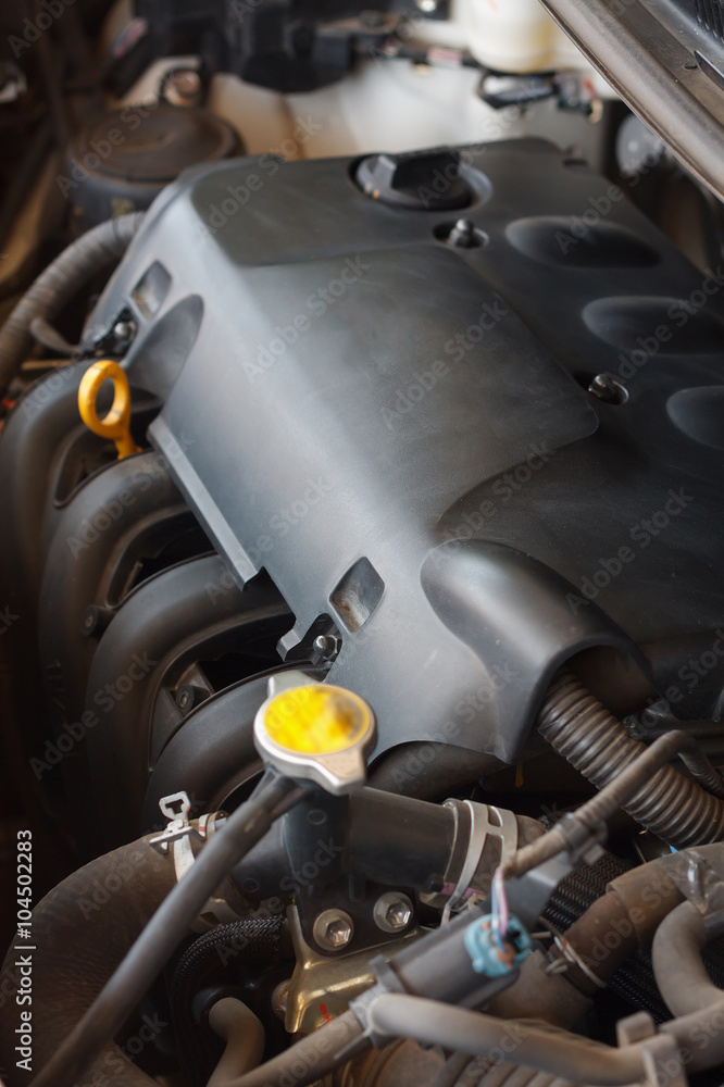 Fototapeta premium car engine