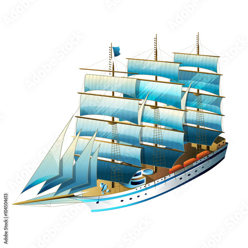 Sailing Ship Illustration